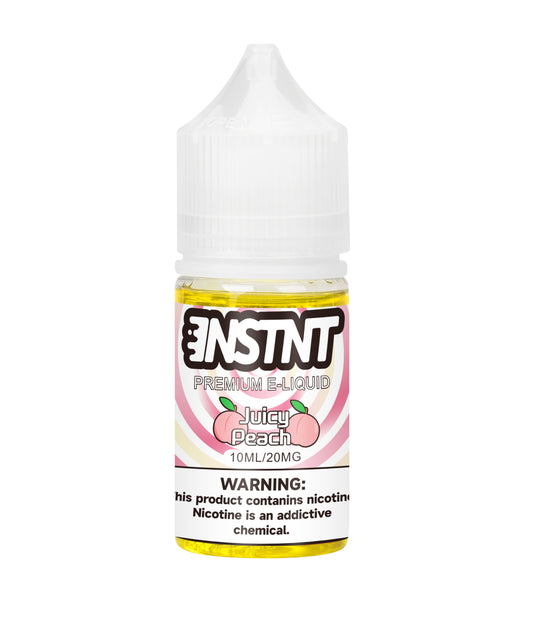 INSTNT Juicy Peach Premium Salt Nic E Liquid