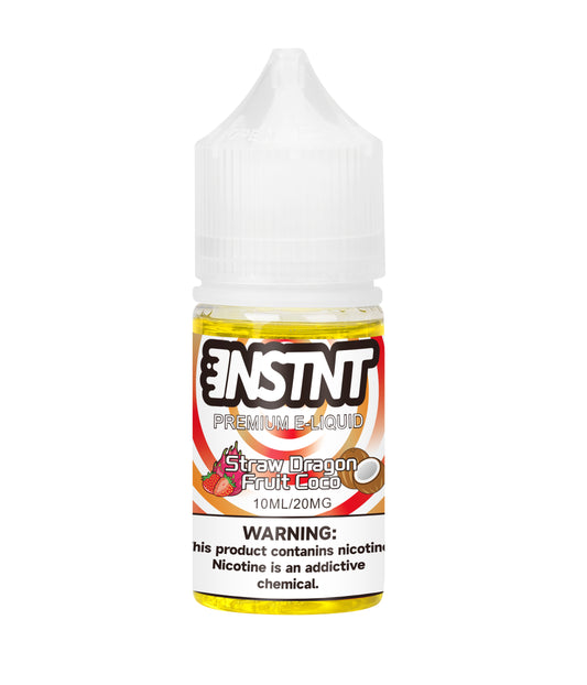 INSTNT Straw Dragon Fruit Coco Premium Salt Nic E Liquid