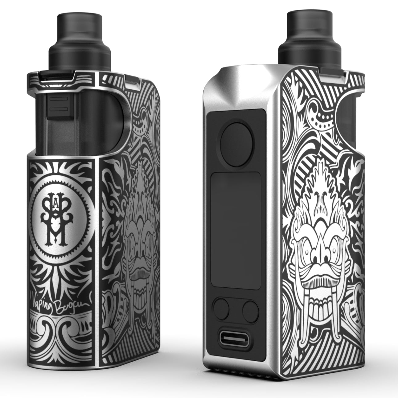 ASMODUS Minikin Pod System Limited Editions - Vaping Bogan Silver - COMING SOON